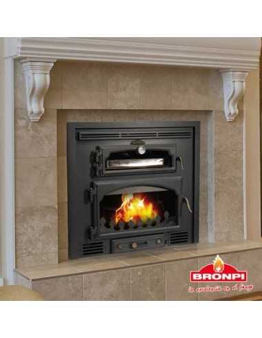 Estufa De Leña Insertable BRONPI Everest Hie | Hogar Cahersa