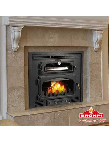 Estufa De Leña Insertable BRONPI Everest Hie | Hogar Cahersa
