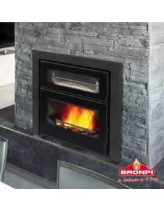 Estufa De Leña Insertable BRONPI Hierro Fund | Hogar Cahersa