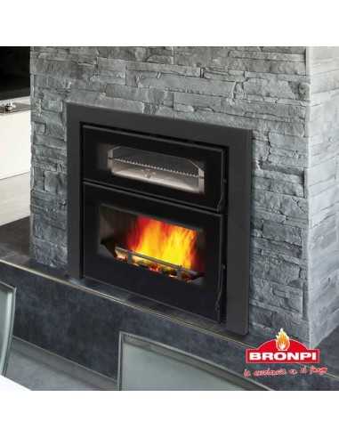 Estufa De Leña Insertable BRONPI Hierro Fund | Hogar Cahersa