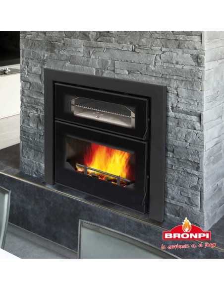 Estufa De Leña Insertable BRONPI Hierro Fund | Hogar Cahersa