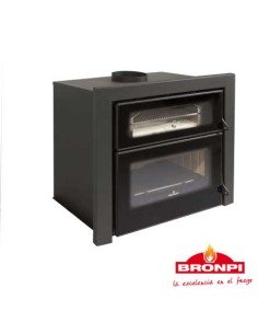 Estufa De Leña Insertable BRONPI Hierro Fund | Hogar Cahersa 2