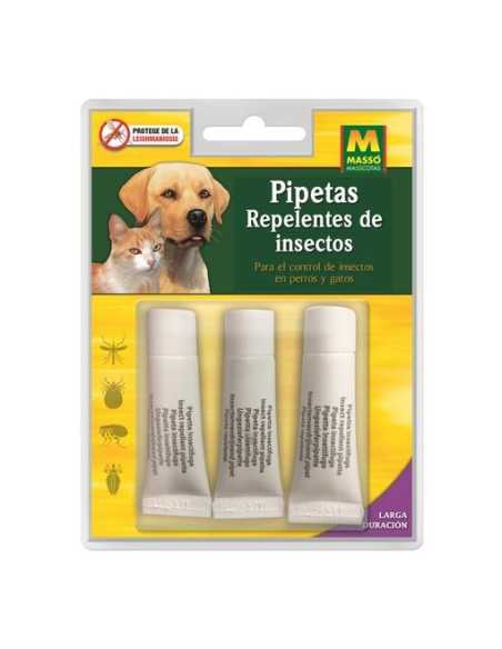 Pipetas Repelentes MASSÓ para Perros y Gatos