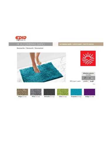 Alfombra de Baño EPIC 40X60 Color ANTRACITA