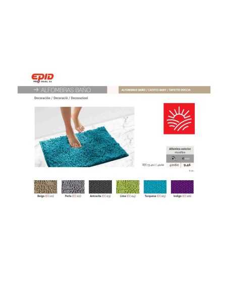 Alfombra de Baño EPIC 40X60 Color ANTRACITA