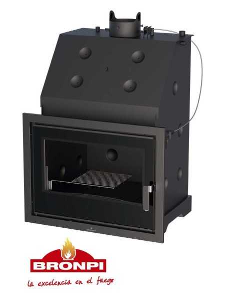 Caldera de calefacción de Leña Insertable HYDROBRONPI 80EV