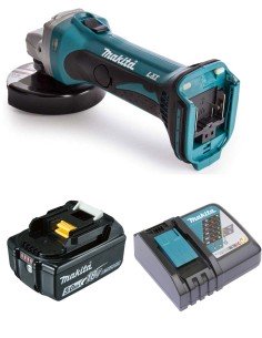 Pack MAKITA Amoladora + Cargador + Batería -30% Descuento