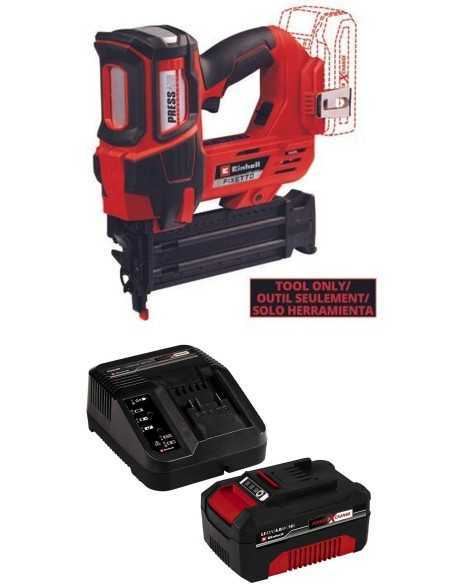 Pack EINHELL Clavadora FIXETTO + Cargador + 2 Baterías - Herramientas Profesionales
