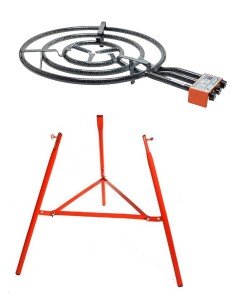Pack GARCIMA Paellero de Gas 700 + Soporte Paellero 40007