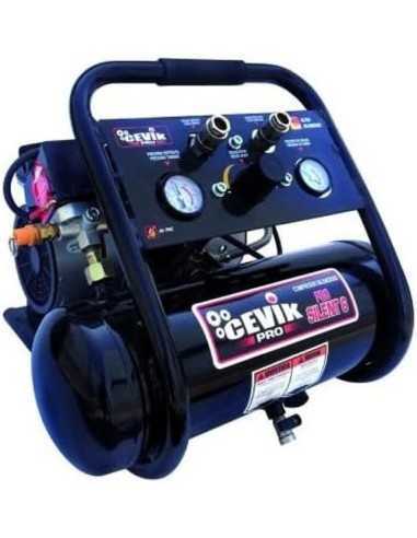 Compresor cevik silencioso 6l 1hp ews06 - 1675 GENERGY CE | Ferretería Cahersa