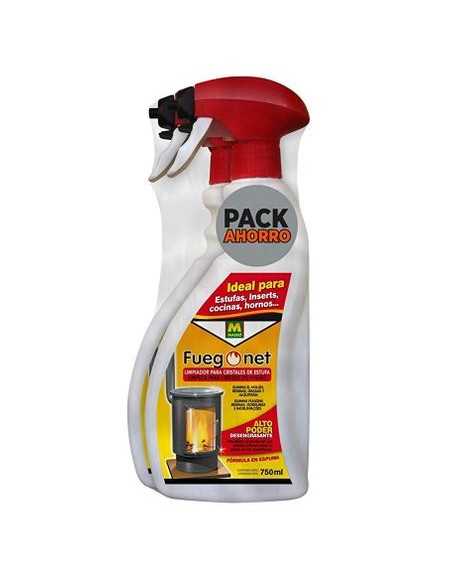 Limpia Cristales de Estufas FuegoNet Pack Ahorro