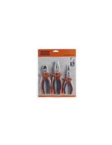 Juego de 3 Alicates en Blister ALYCO ORANGE REF 170528
