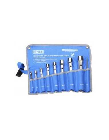 Juego de 8 Llaves de Tubo en Bolsa de Nylon ALYCO Ref.191470