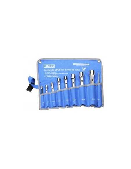 Juego de 8 Llaves de Tubo en Bolsa de Nylon ALYCO Ref.191470