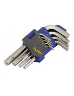 Juego de 9 Llaves Allen 1.5-10mm REF 193070: Herramienta Esencial