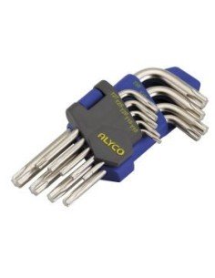 Juego de 9 Llaves Acodadas Torx T10-T50 Ref. 193270