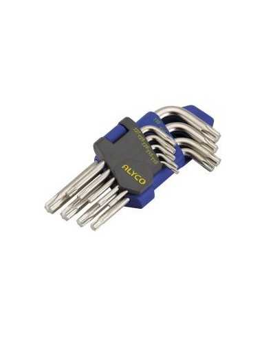 Juego de 9 Llaves Acodadas Torx T10-T50 Ref. 193270