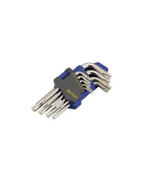 Juego de 9 Llaves Acodadas Torx T10-T50 Ref. 193270