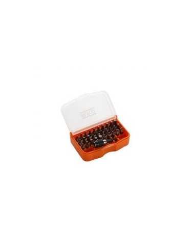 Juego de puntas 1/4" + Adaptador, 31 piezas - Alyco Orange Ref. 170490