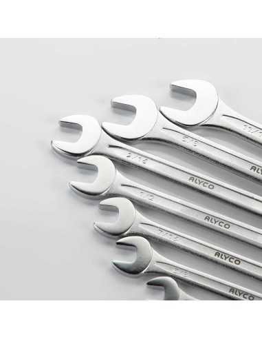 Juego de 8 Llaves Combinadas en Pulgadas:Resistentes y Versátiles