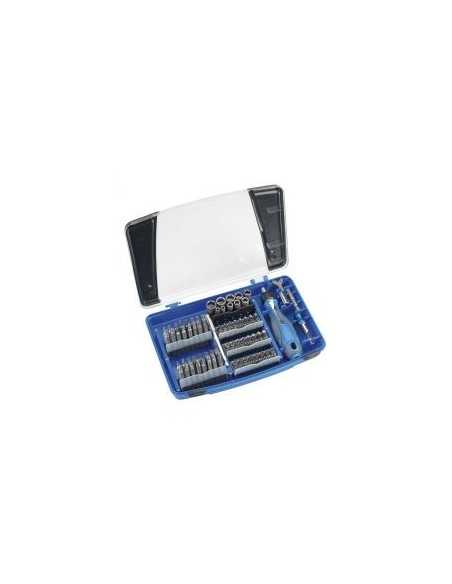 Jgo de Destornillador con Carraca, Puntas de Atornillado ALYCO 119150