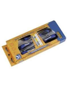 Destornilladores Planos ALYCO Juego 5 Pz Mango Bimaterial