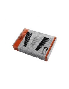 Llaves Fijas Planas ALYCO ORANGE Cromo Vanadio Juego 10 Pz