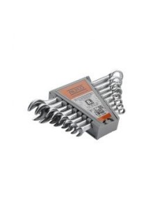 Llaves Planas Combinadas ALYCO ORANGE Juego 8 Pz 6-19