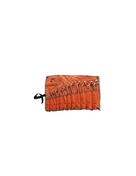 Llaves Fijas Codo ALYCO ORANGE Cromo Vanadio Juego 12 Pz