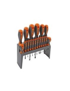 Destornilladores Combinados ALYCO ORANGE Juego 18 Pz Soporte Plástico