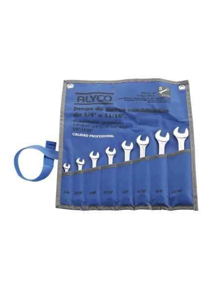 Juego de 8 Llaves Combinadas en Pulgadas:Resistentes y Versátiles