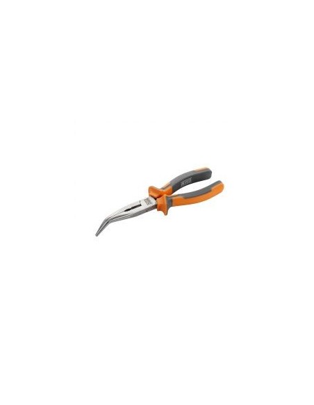 Alicate ALYCO 200 mm Puntas Semirredondas Curvas Teflonado ORANGE