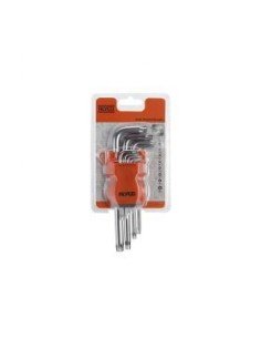 Llaves Torx ALYCO INV T9-T40 Pack 9 Largas Serie HR