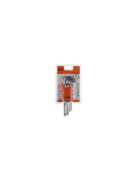 Llaves Torx ALYCO INV T9-T40 Pack 9 Largas Serie HR