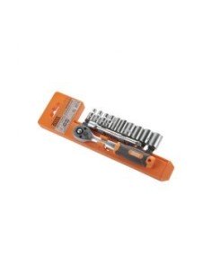 Llaves de Vaso y Carraca ALYCO Juego 12 Pz 1/4