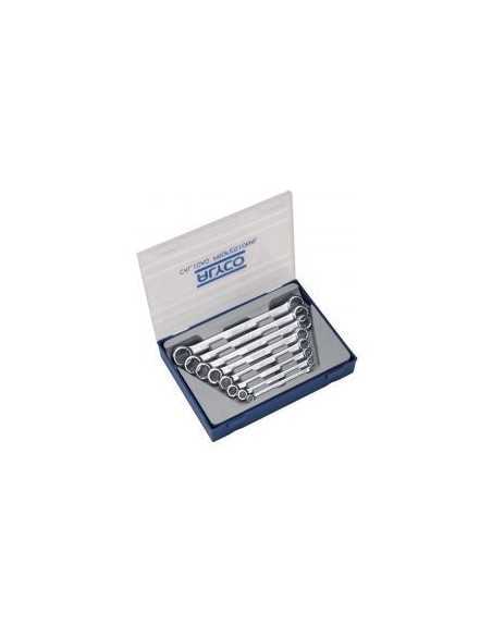 Llaves Fijas Planas ALYCO Juego 8 Pz Doble Estrella