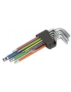 Llaves Allen Aisladas ALYCO Juego 9 Pz Allen/Bola Extralarga