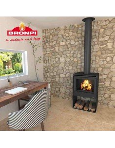 Estufa De Leña BRONPI Croacia -t Frontal Con | Hogar Cahersa
