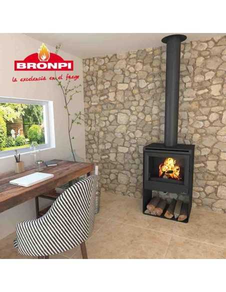 Estufa De Leña BRONPI Croacia -t Frontal Con | Hogar Cahersa