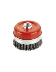 Cepillo Abrasivo Acero Trenzado ALYCO TZ-01 Tipo Taza 100mm