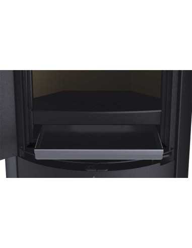 Estufa De Leña BRONPI Dover Redonda Color Ne | Hogar Cahersa