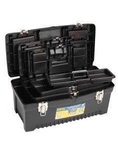 Cajas para Herramientas ALYCO Plástico - Pack 3 192829 2