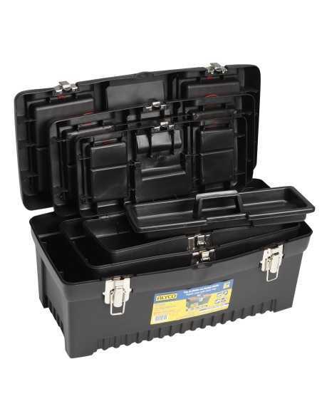 Cajas para Herramientas ALYCO Plástico - Pack 3 192829