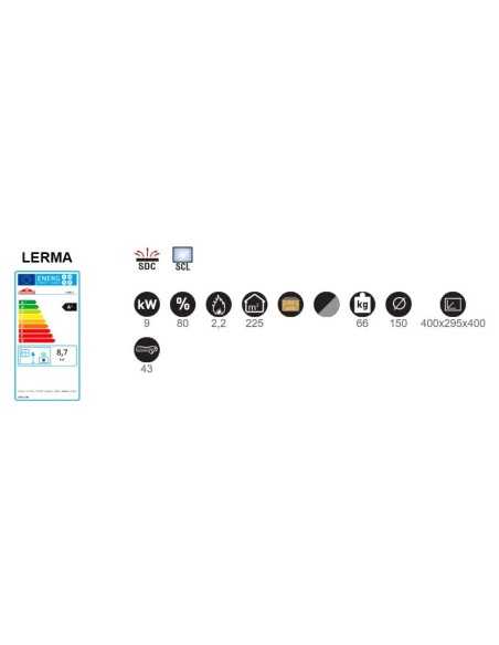 Estufa De Leña De Rincón BRONPI Lerma Doble | Hogar Cahersa