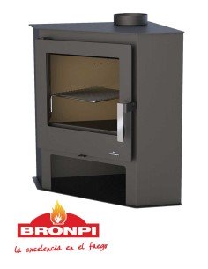 Estufa De Leña De Rincón BRONPI Lerma Doble | Hogar Cahersa 2