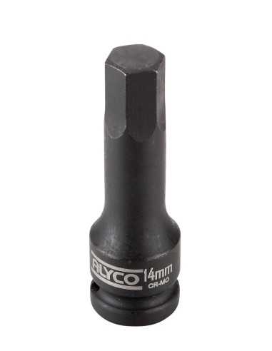 Llave de Vaso ALYCO 1/2 de Impacto con Punta Hexagonal 1/2 8 mm