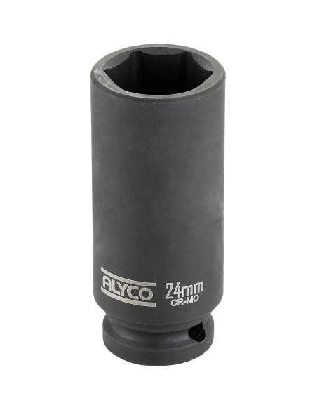 Llave de Vaso Larga ALYCO 1/2" Impacto 19 mm