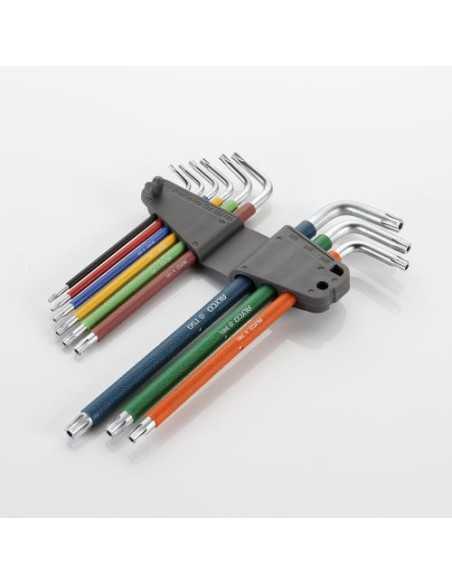 Llaves Torx Alta Resistencia ALYCO Pack 9 Mango de Goma 193148