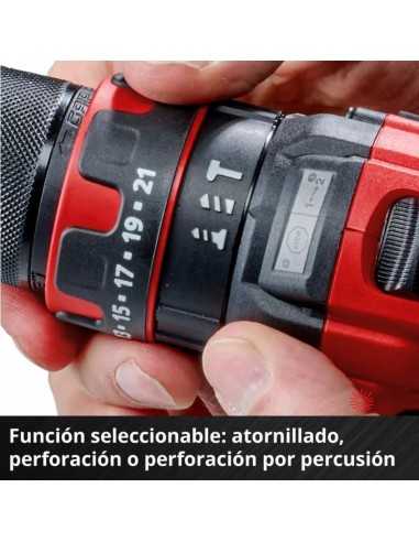 Taladro percutor a Batería EINHELL TE-CD 18/44 Li-i TE-CD - Batería y Cargador incluido