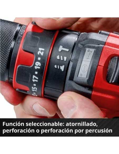 Taladro percutor a Batería EINHELL TE-CD 18/44 Li-i TE-CD - Batería y Cargador incluido